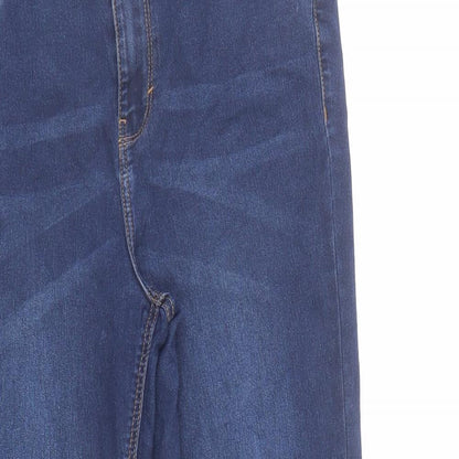 ORSAY Womens Blue Cotton Skinny Jeans Size 30 in L27 in Regular Zip