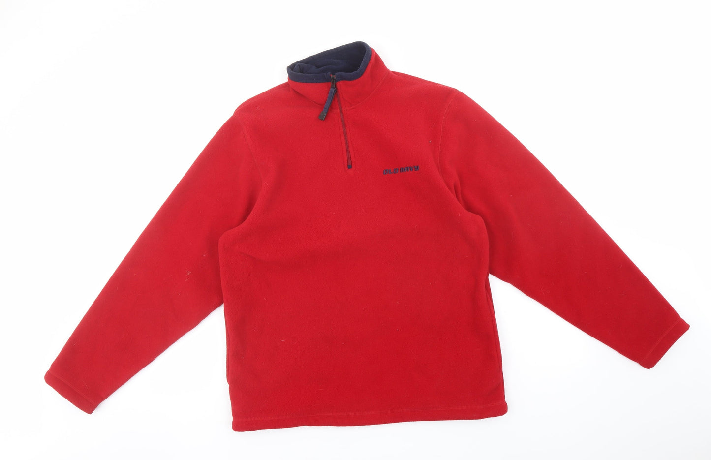 Mens UK Size S Old Navy Red Pullover Sweatshirt