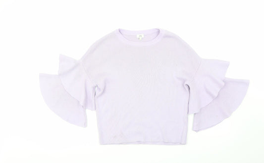 Womens UK Size 6 River Island Purple Pullover Jumper