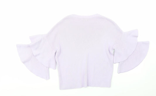 Womens UK Size 6 River Island Purple Pullover Jumper