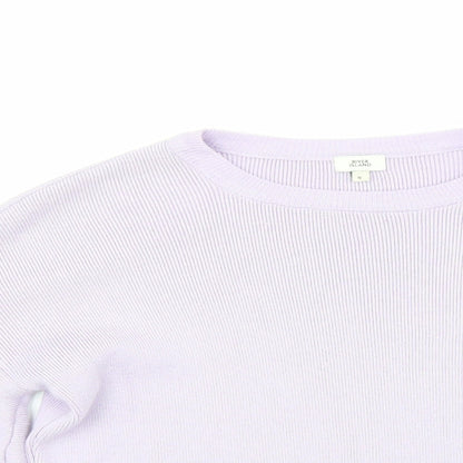 Womens UK Size 6 River Island Purple Pullover Jumper