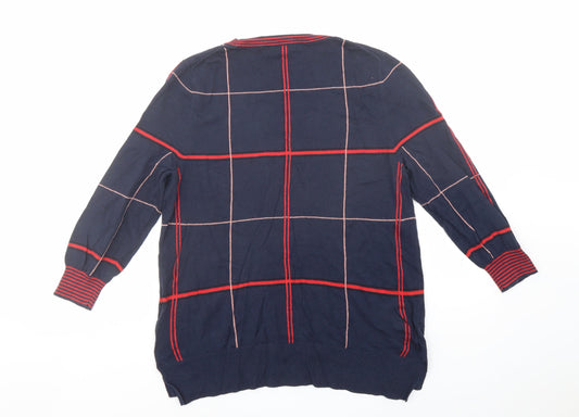 Womens UK Size 14 NEXT Blue Pullover Jumper