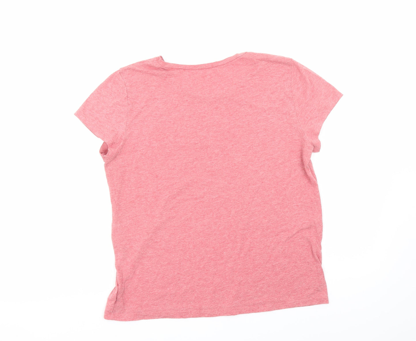 Womens UK Size L American Eagle Outfitters Pink Basic T-Shirt