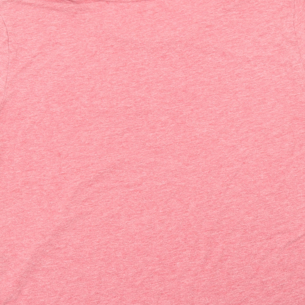Womens UK Size L American Eagle Outfitters Pink Basic T-Shirt