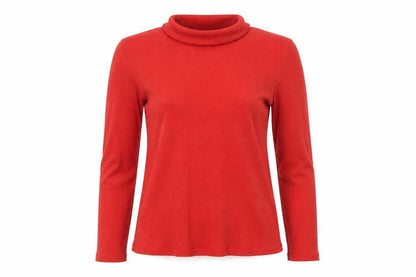 Womens UK Size 12 Miss Selfridge Red Basic T-Shirt