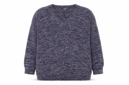 Womens UK Size L Capsule Purple Pullover Jumper