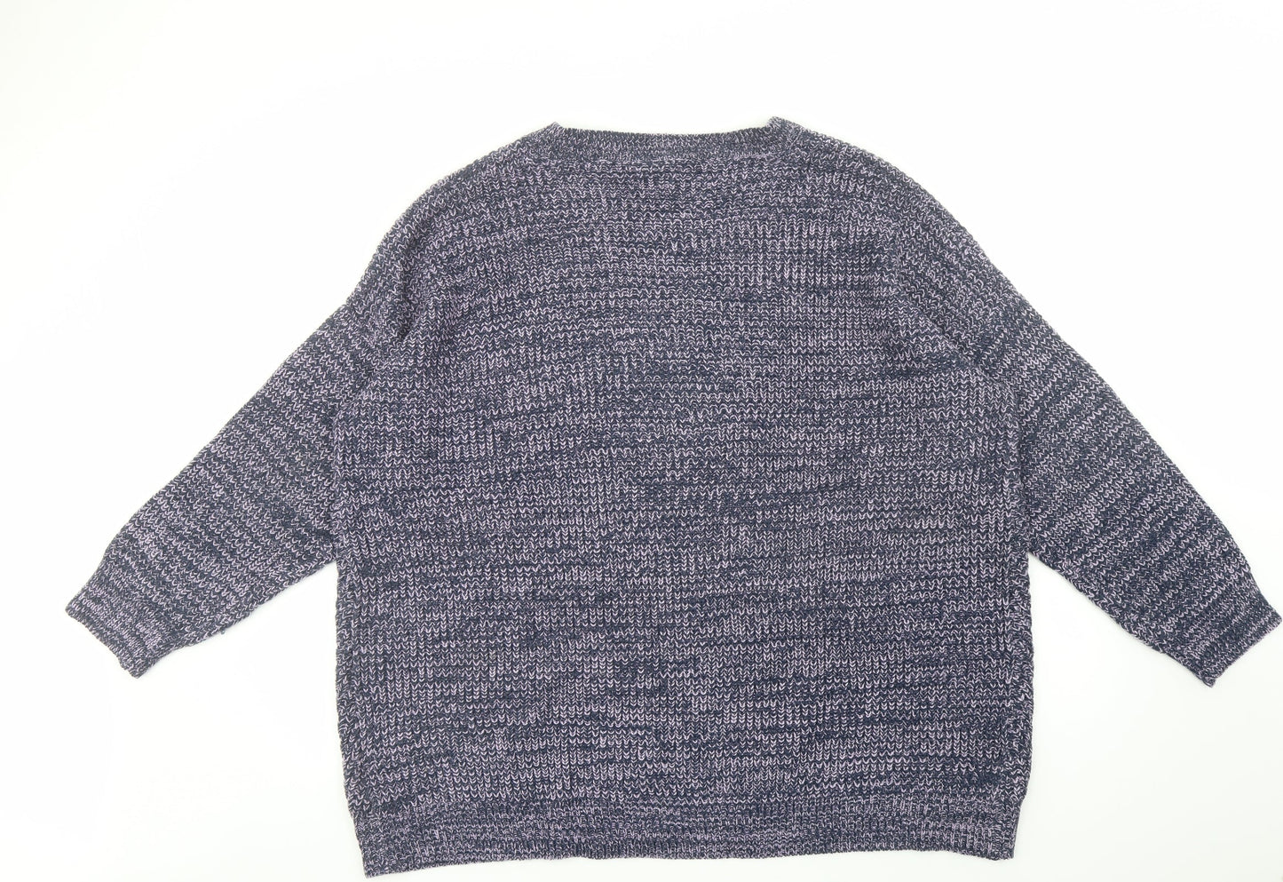 Womens UK Size L Capsule Purple Pullover Jumper