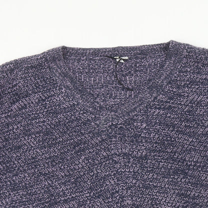 Womens UK Size L Capsule Purple Pullover Jumper