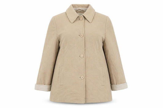 Womens UK Size 18 Marks and Spencer Beige Overcoat