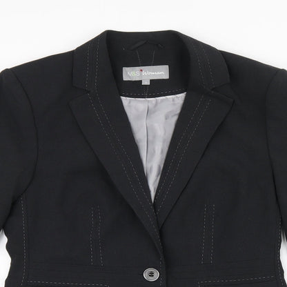 Womens UK Size 8 Marks and Spencer Regular Grey Suit Jacket