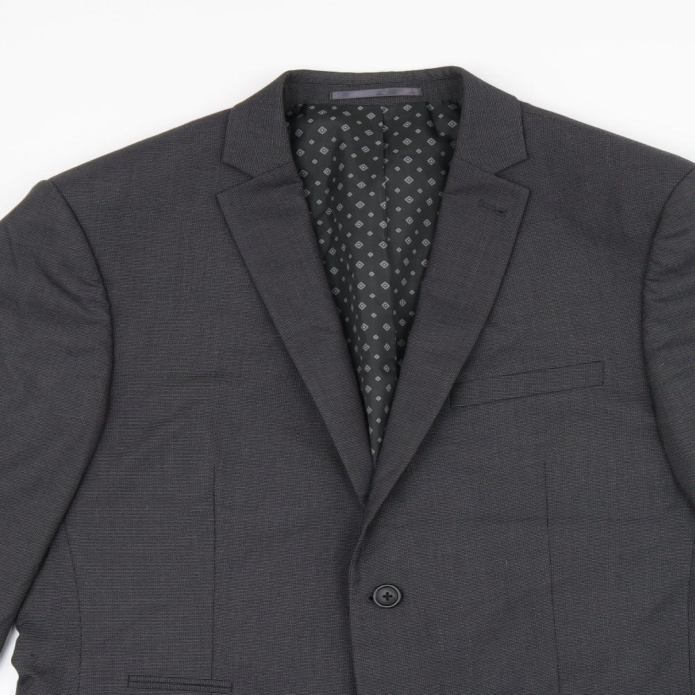 Mens UK Size 42 NEXT Regular Grey Suit Jacket