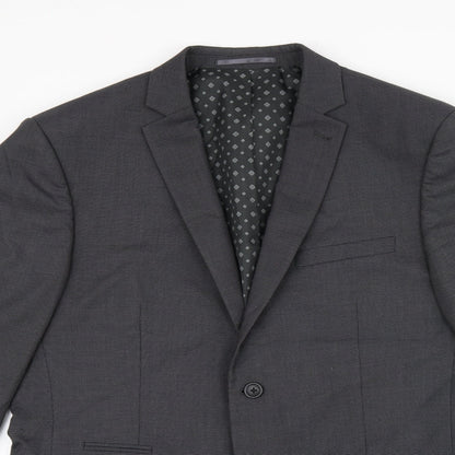 Mens UK Size 42 NEXT Regular Grey Suit Jacket