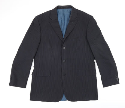 Mens UK Size 42 Marks and Spencer Regular Blue Suit Jacket