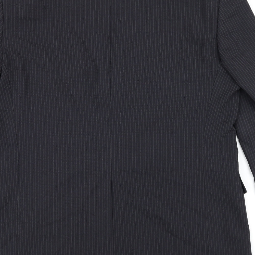 Mens UK Size 42 Marks and Spencer Regular Blue Suit Jacket