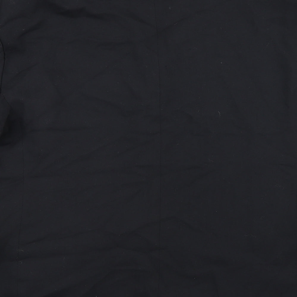 Woods & Gray Mens Black Jacket Blazer Size M Button