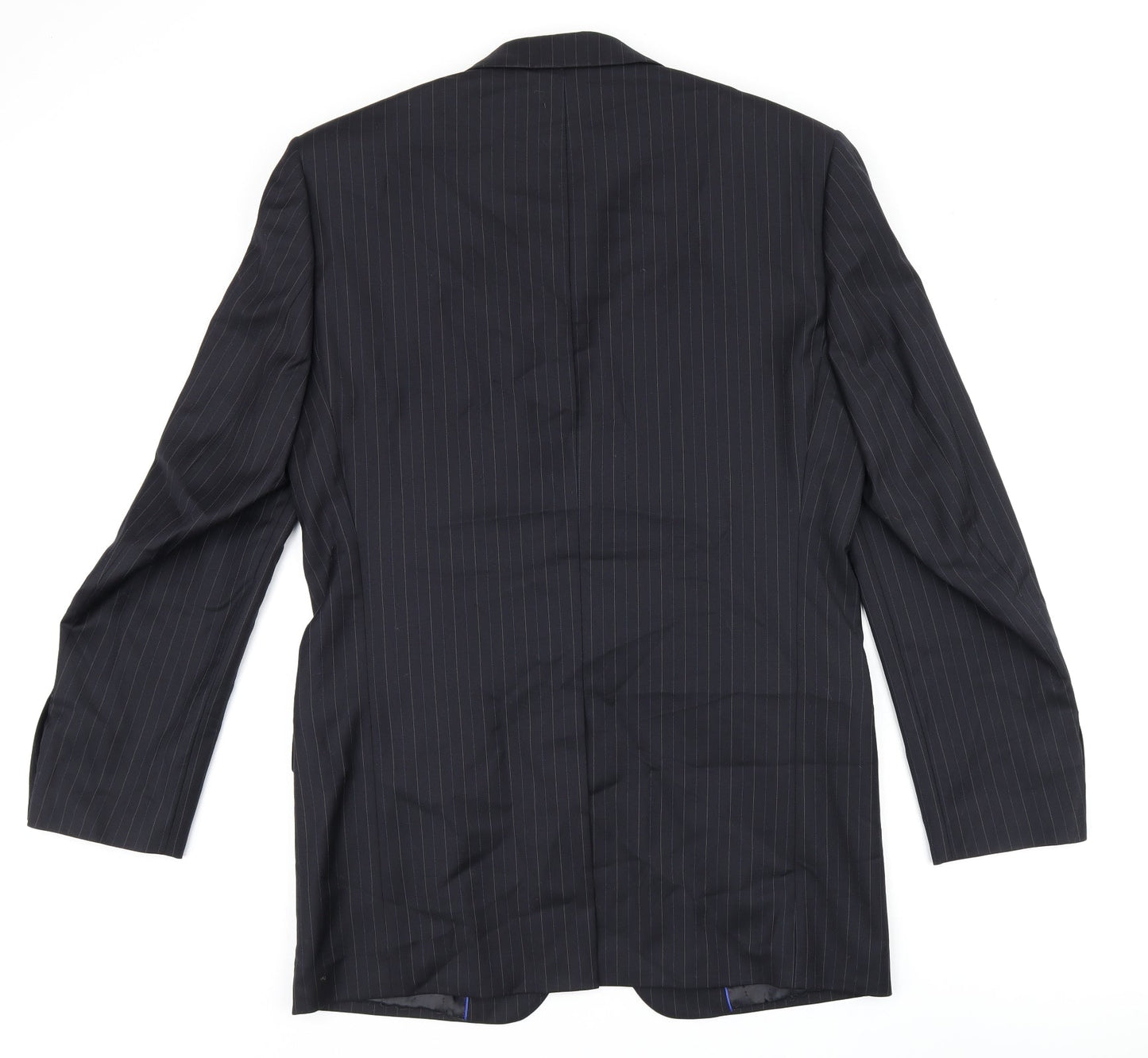 Mens UK Size 38 Daniel Hetcher Regular Black Suit Jacket