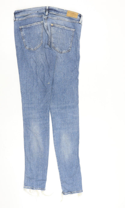 Womens UK Size 28 in H&M Regular Fit Straight Blue Jeans