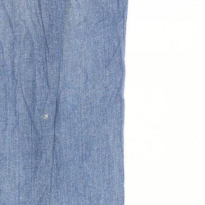 Womens UK Size 28 in H&M Regular Fit Straight Blue Jeans