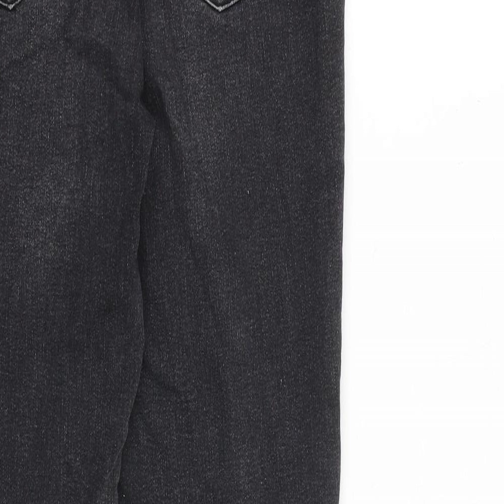 Womens UK Size 10 H&M Regular Fit Skinny Grey Jeans