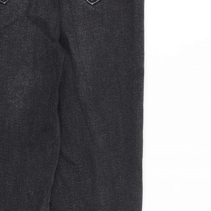 Womens UK Size 10 H&M Regular Fit Skinny Grey Jeans