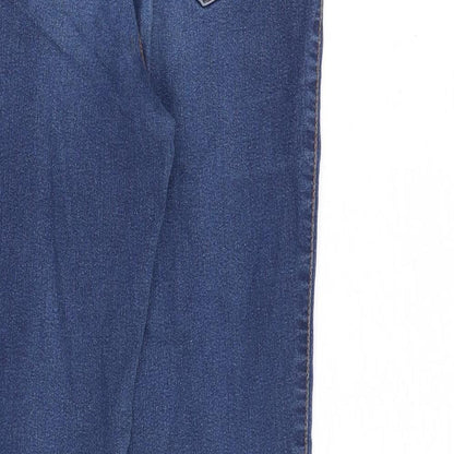 Denim & Co. Womens Blue Cotton Skinny Jeans Size 12 L30 in Slim