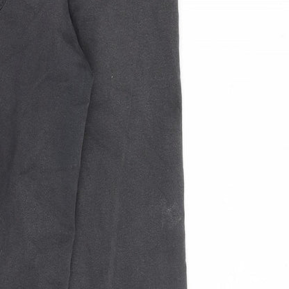 Zara Womens Grey Cotton Skinny Jeans Size 12 L30 in Regular Zip