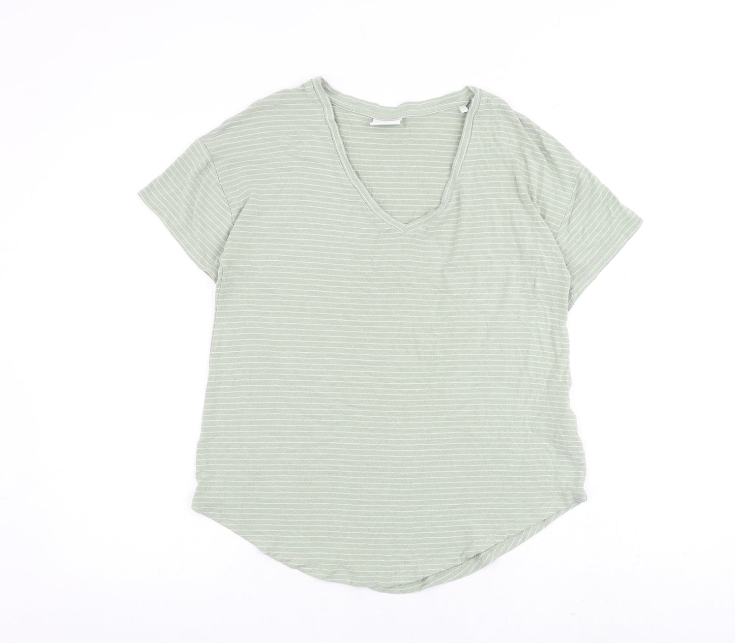 Womens UK Size M Mamalicious Green Basic T-Shirt