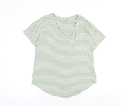 Womens UK Size M Mamalicious Green Basic T-Shirt