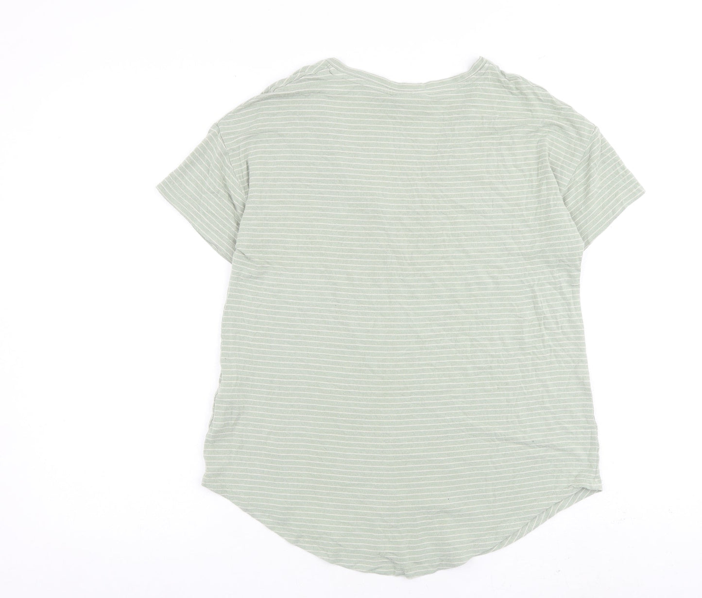 Womens UK Size M Mamalicious Green Basic T-Shirt
