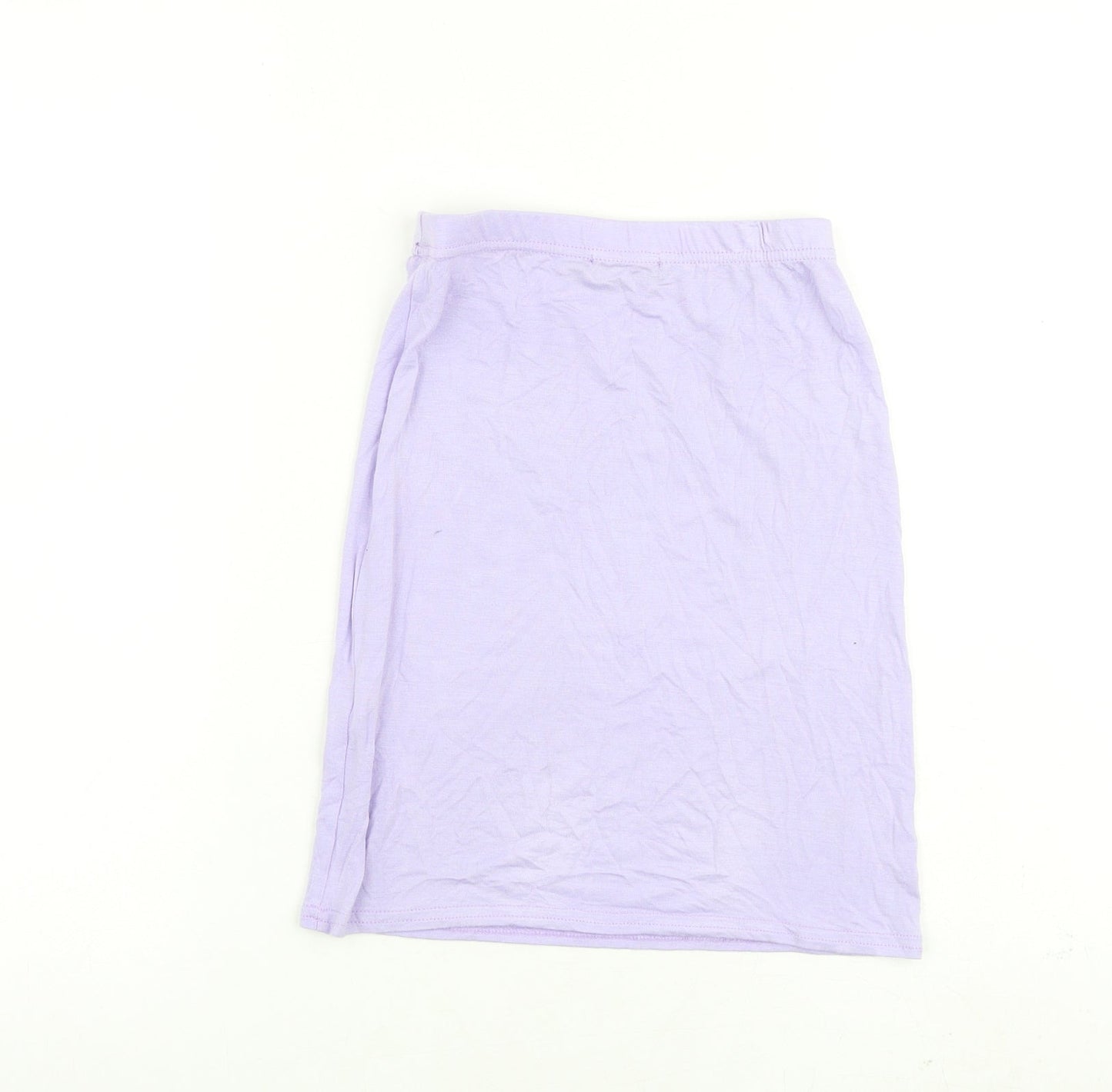 PRETTYLITTLETHING Womens Purple Viscose Mini Skirt Size 8