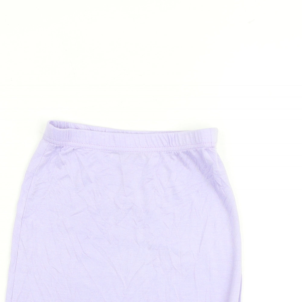 PRETTYLITTLETHING Womens Purple Viscose Mini Skirt Size 8