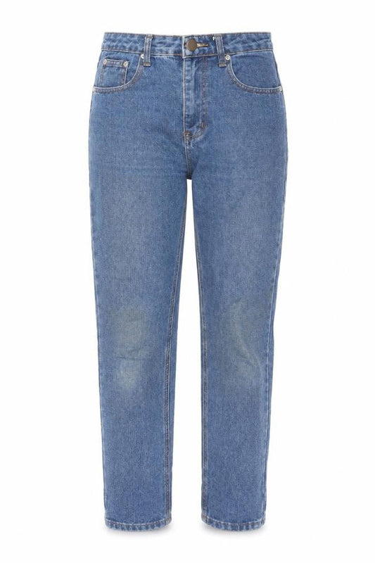 Womens UK Size 10 Boohoo Regular Fit Straight Blue Jeans