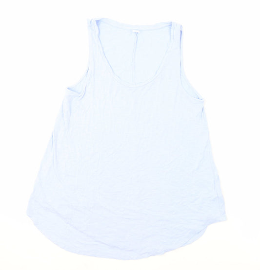 Old Navy Womens Blue Viscose Basic Tank Size M Boat Neck