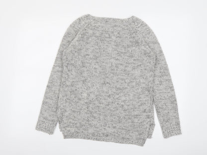 Womens UK Size S Stradivarius Grey Pullover Jumper