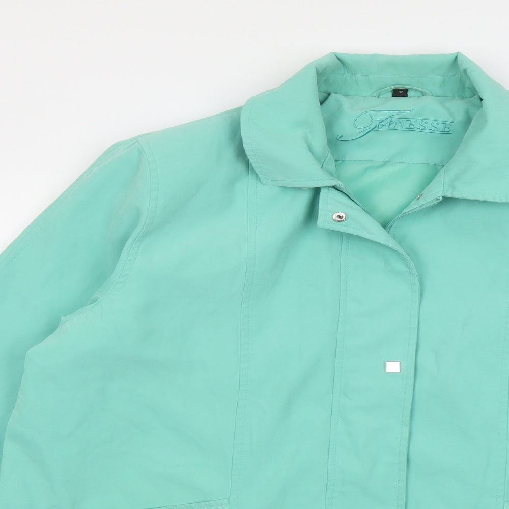 Womens UK Size 18 Finesse Green Jacket