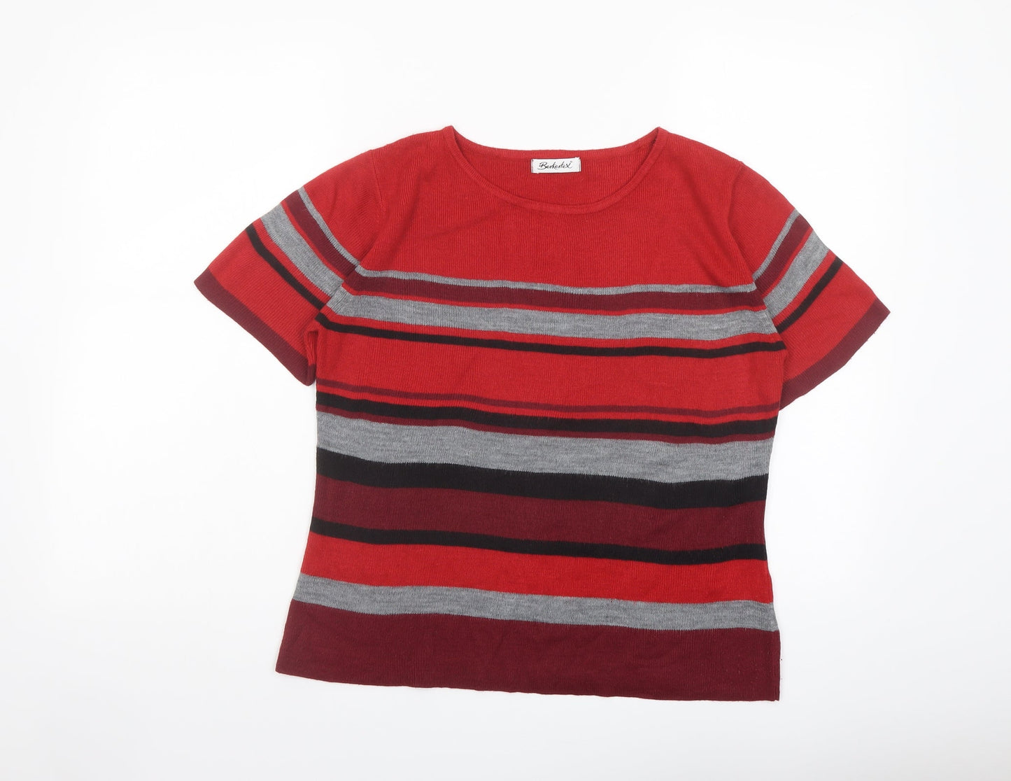 Womens UK Size 10 Berkertex Multicoloured Pullover Jumper