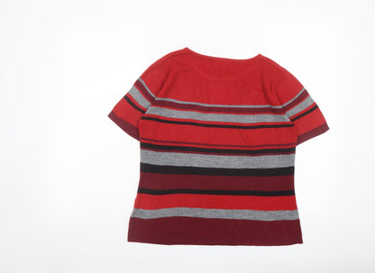 Womens UK Size 10 Berkertex Multicoloured Pullover Jumper