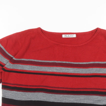 Womens UK Size 10 Berkertex Multicoloured Pullover Jumper