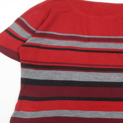 Womens UK Size 10 Berkertex Multicoloured Pullover Jumper