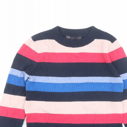 Womens UK Size 6 Marks and Spencer Multicoloured Pullover Jumper