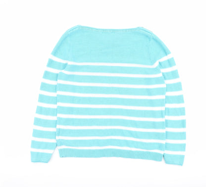 Womens UK Size M Bonmarché Blue Pullover Jumper