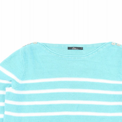 Womens UK Size M Bonmarché Blue Pullover Jumper