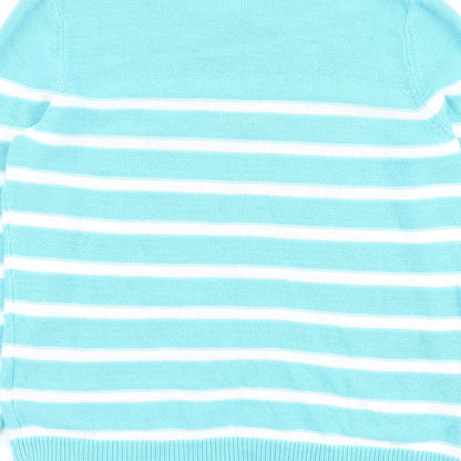 Womens UK Size M Bonmarché Blue Pullover Jumper