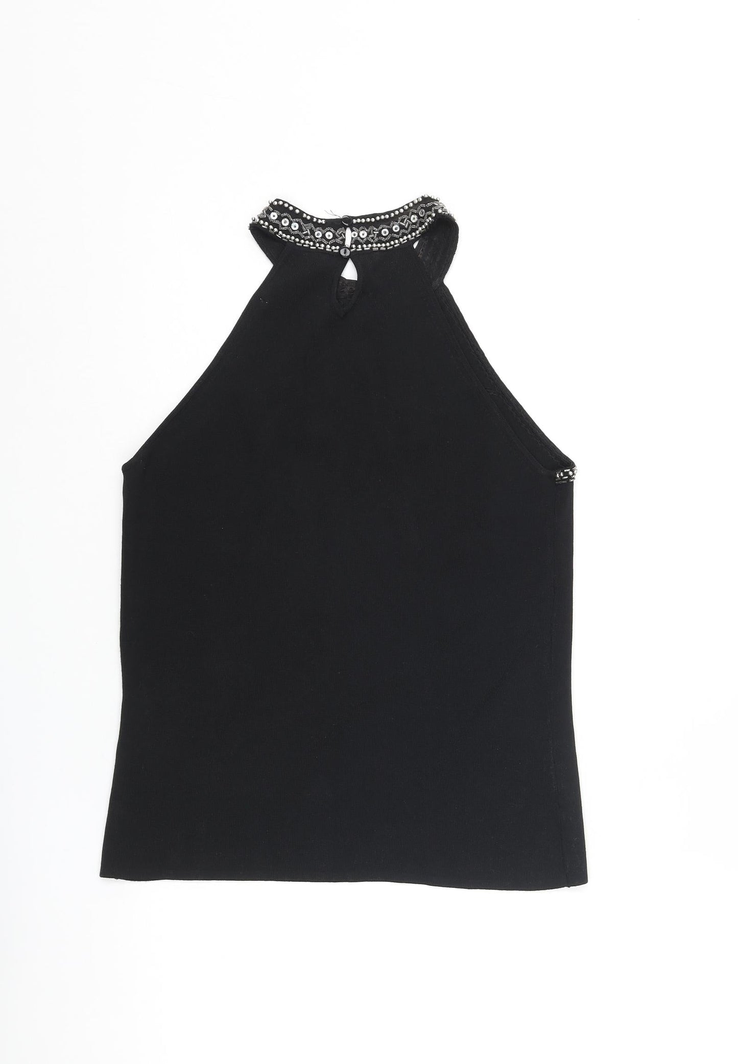 Womens UK Size M M&Co Black Pullover Jumper