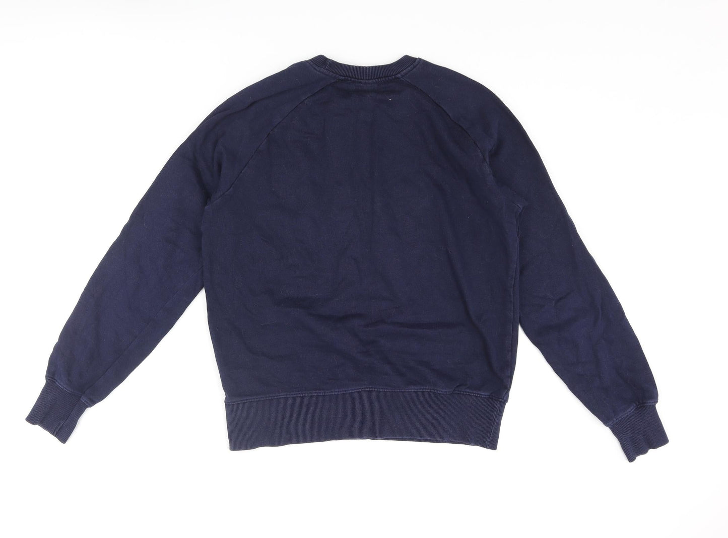Mens UK Size S Earth Positive Blue Pullover Sweatshirt
