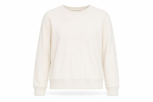 Zara Womens Beige Cotton Pullover Sweatshirt Size M Pullover