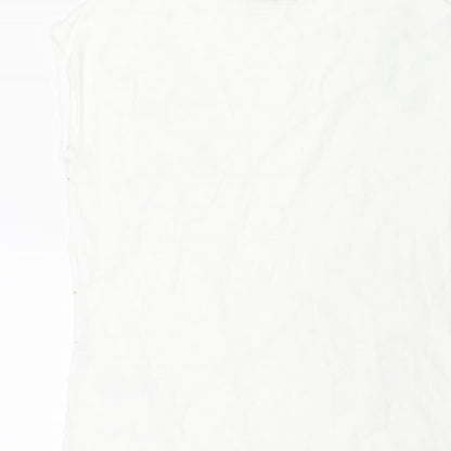 Womens UK Size 12 Lakeland White Vest Jumper