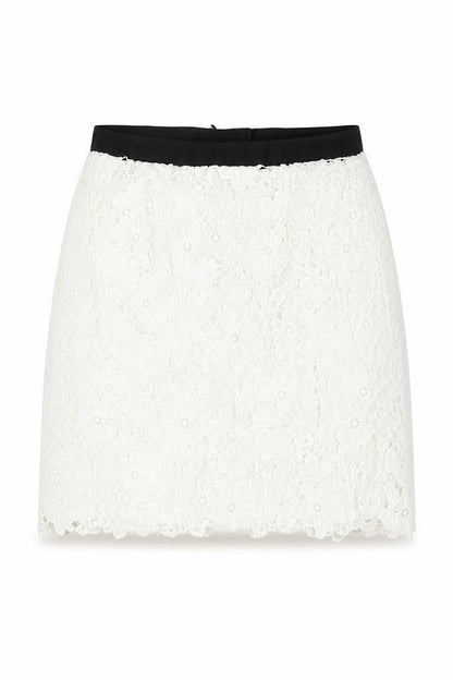 Womens UK Size 6 French Connection Mini Lace Skirt