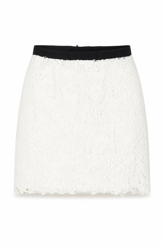Womens UK Size 6 French Connection Mini Lace Skirt