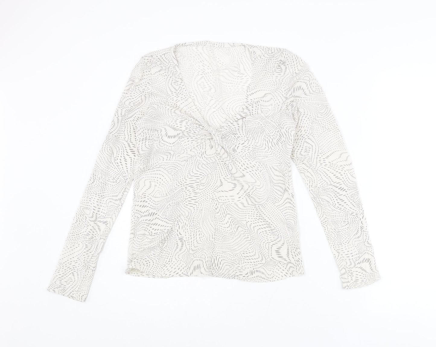 Womens UK Size 14 Principles Ivory Basic Blouse
